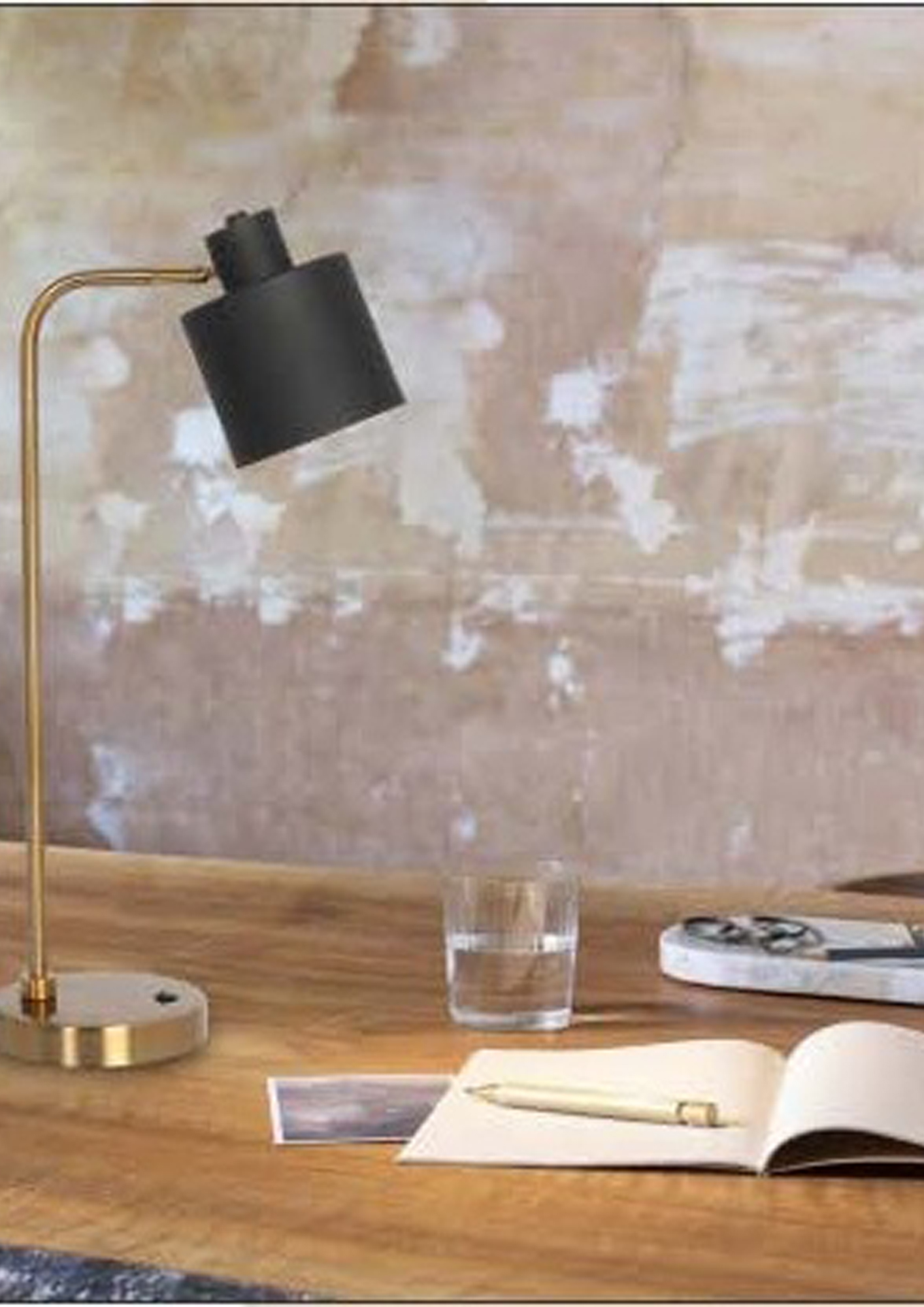 Beyond Lights - Brass Desk Lamp- GL